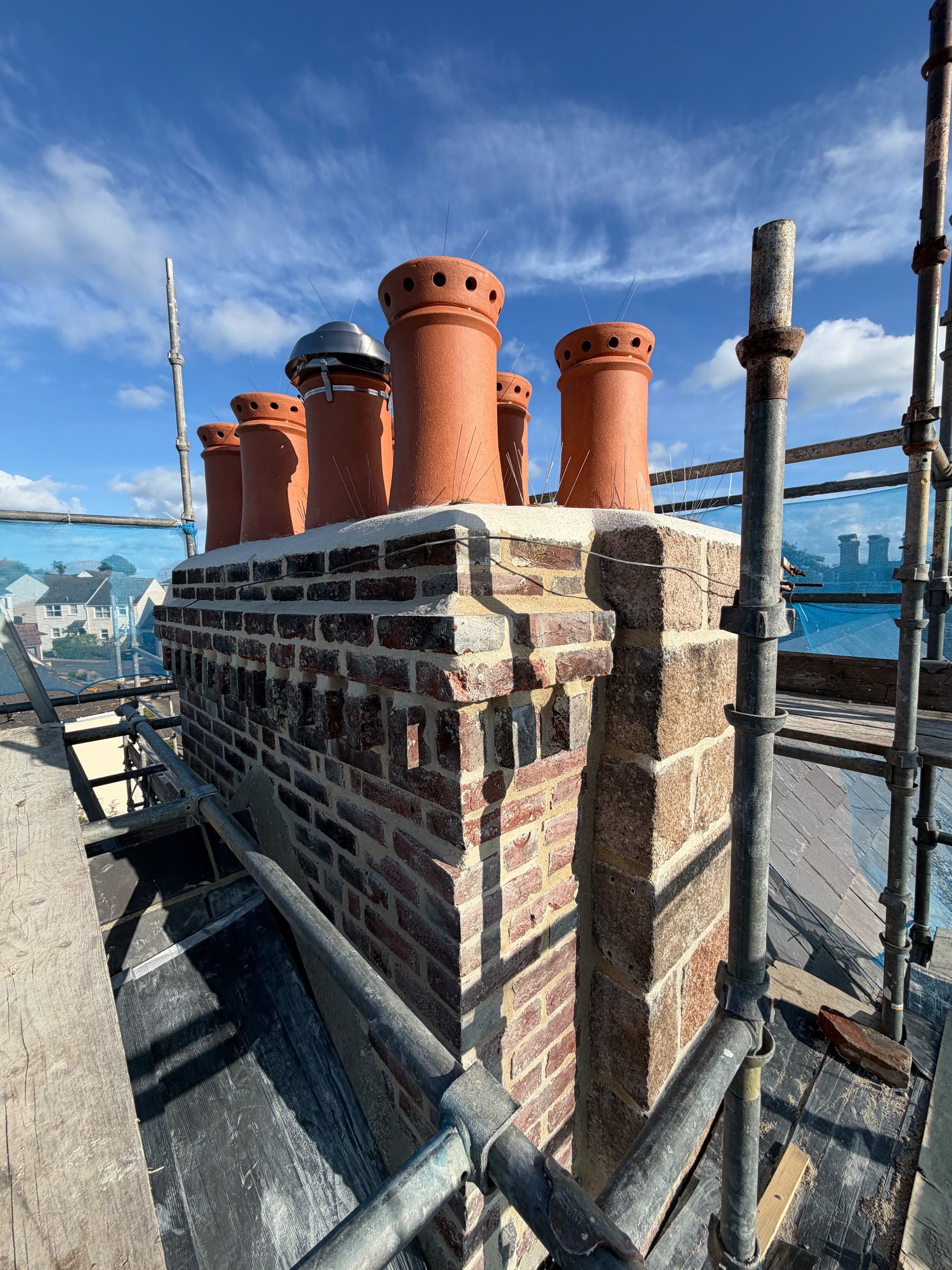 Victorian Brick & Granite Chimney